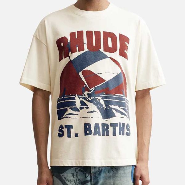 rhude t-shirt sail letter printing high street american street loose versatile round neck short sleeve underlay t-shirt for men, White;black
rhude t-shirt sail letter printing high street american street loose versatile round neck short sleeve underlay t-shirt for men, White;black