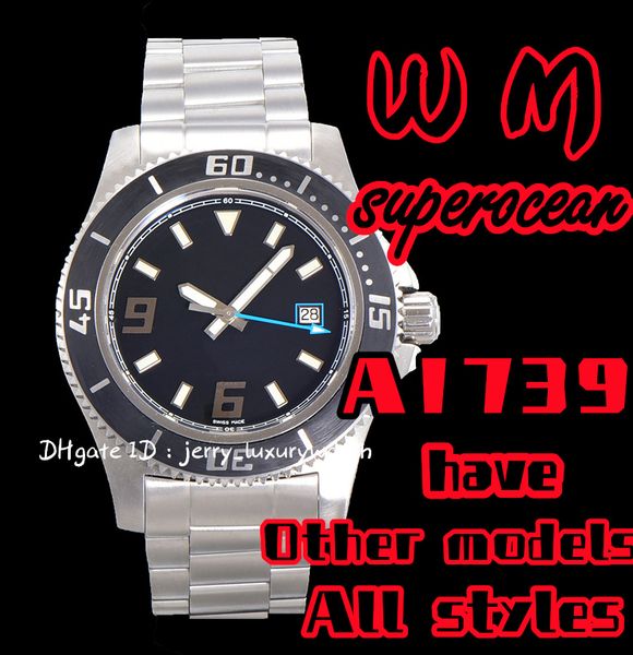 wm a1739 superocean luxury men's watch with swiss 2824 self-winding mechanical movement 44mm diameter 300 meters waterproof.ten, Slivery;brown
wm a1739 superocean luxury men's watch with swiss 2824 self-winding mechanical movement 44mm diameter 300 meters waterproof.ten, Slivery;brown