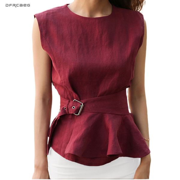 women's blouses shirts fashion women cotton linen shirt summer sleeveless lace up clothes casual streetwear ladies 230510, White
women's blouses shirts fashion women cotton linen shirt summer sleeveless lace up clothes casual streetwear ladies 230510, White