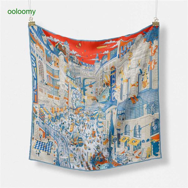 hemres designer scarves french spring and autumn small square women's fashion versatile decoration flight attendant professional scarf, Blue;gray
hemres designer scarves french spring and autumn small square women's fashion versatile decoration flight attendant professional scarf, Blue;gray