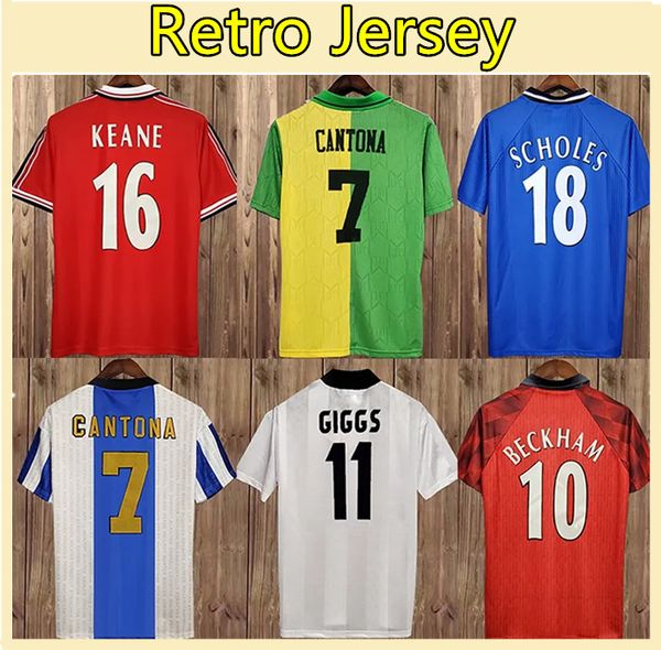 92 98 cantona retro mens soccer jerseys giggs keane beckham solskjaer scholes ferdinand rooney chicharito home away football shirt uniforms, Black;yellow
92 98 cantona retro mens soccer jerseys giggs keane beckham solskjaer scholes ferdinand rooney chicharito home away football shirt uniforms, Black;yellow