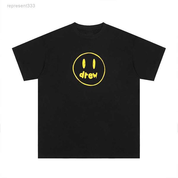drew shirt simple face american fashion brand high street round neck loose fitting men's couple versatile summer short sleeve designer, White;black
drew shirt simple face american fashion brand high street round neck loose fitting men's couple versatile summer short sleeve designer, White;black