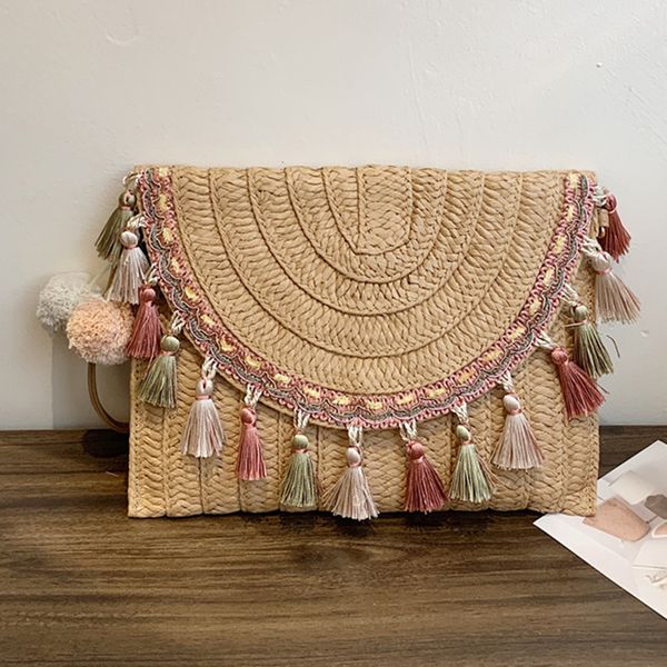 evening bags retro square straw wicker envelope tassels wrist pack handbags women summer woven clutch beach shoulder 230510
evening bags retro square straw wicker envelope tassels wrist pack handbags women summer woven clutch beach shoulder 230510