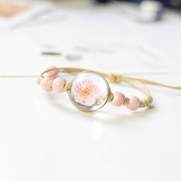 starry dried flower specimen preserved fresh bracelet couple girlfriends ornament japanese and korean fashion peach blossom, Golden;silver
starry dried flower specimen preserved fresh bracelet couple girlfriends ornament japanese and korean fashion peach blossom, Golden;silver