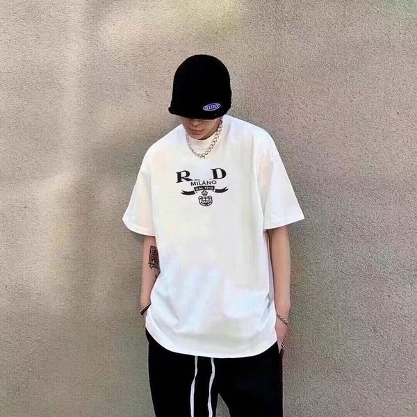 2023 spring and summer new tide t-shirt op10 men's and women's short sleeve logo letter tide loose top, White;black
2023 spring and summer new tide t-shirt op10 men's and women's short sleeve logo letter tide loose top, White;black