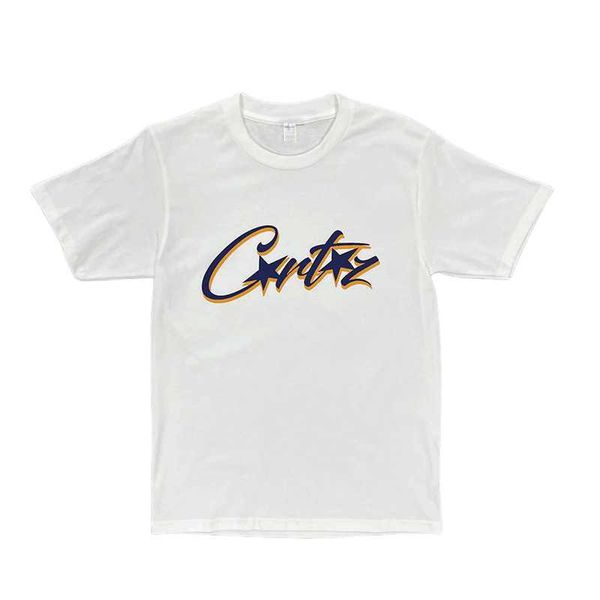 summer fashion brand short sleeve men's and women's corteizes t-shirt american high street trapstar co branded underlay, White;black
summer fashion brand short sleeve men's and women's corteizes t-shirt american high street trapstar co branded underlay, White;black