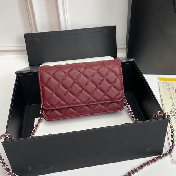 ladies red lambskin woc wallet bags with silver metal hardware matelasse chain crossbody shoulder purse phone card holder multi pochette des
ladies red lambskin woc wallet bags with silver metal hardware matelasse chain crossbody shoulder purse phone card holder multi pochette des
