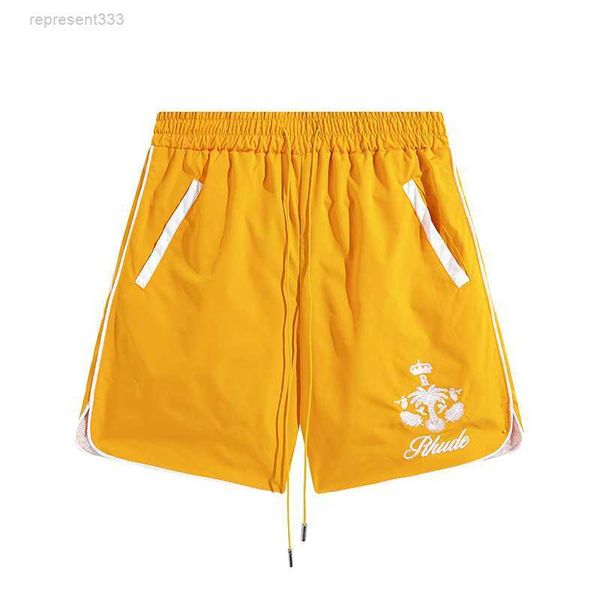 rhude shorts american fashion brand embroidery letter hip hop high street men's casual quick dry split shorts pl0s, White;black
rhude shorts american fashion brand embroidery letter hip hop high street men's casual quick dry split shorts pl0s, White;black
