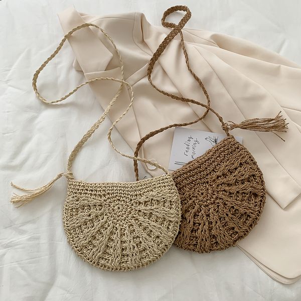 evening bags half round straw for women summer beach rattan shoulder zipper woven moon crossbody handbags bohemia vacation 230510
evening bags half round straw for women summer beach rattan shoulder zipper woven moon crossbody handbags bohemia vacation 230510