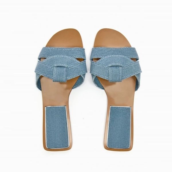 sandals traf blue denim flats for women casual squared toe outdoor slippers female elegant slides comfort beach sandal 230510, Black
sandals traf blue denim flats for women casual squared toe outdoor slippers female elegant slides comfort beach sandal 230510, Black