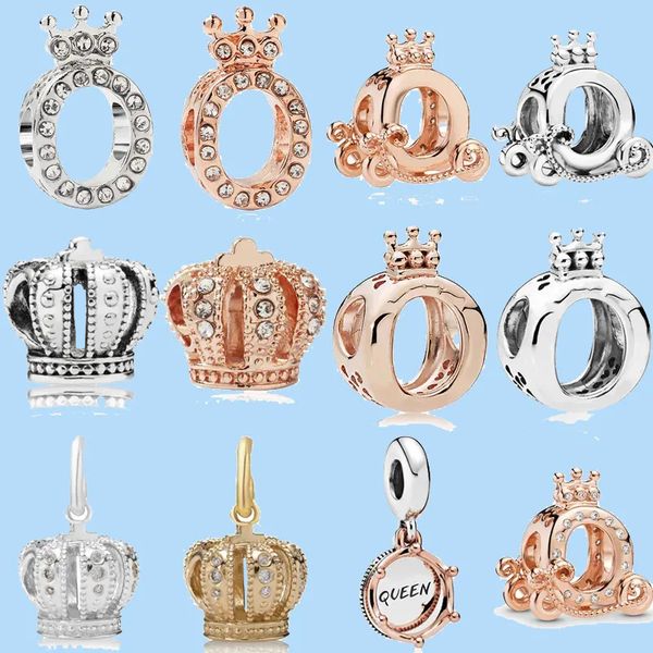 925 sterling silver charms for pandora jewelry beads princess crown trinket pumpkin cart beads, Black
925 sterling silver charms for pandora jewelry beads princess crown trinket pumpkin cart beads, Black