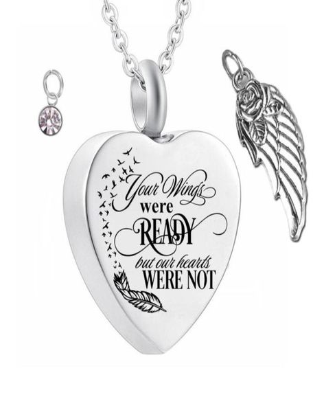 stainless steel angel wings cremation jewelry ash necklaces keepsake memorial name customization urn pendant necklace for ashes5085528, Silver
stainless steel angel wings cremation jewelry ash necklaces keepsake memorial name customization urn pendant necklace for ashes5085528, Silver