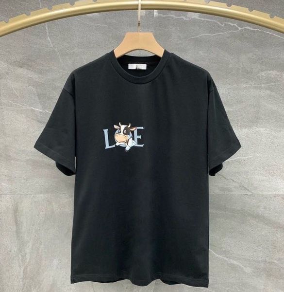 mens loewees sweat shirt designers t shirt summer women tees tshirt letters print short sleeves shirts men high street loose trend s737, White;black 
mens loewees sweat shirt designers t shirt summer women tees tshirt letters print short sleeves shirts men high street loose trend s737, White;black