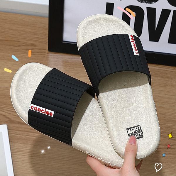 slippers womens home bathroom bath antiskid slippers silent soft soled couple mens shoes house shower 230510, Black
slippers womens home bathroom bath antiskid slippers silent soft soled couple mens shoes house shower 230510, Black