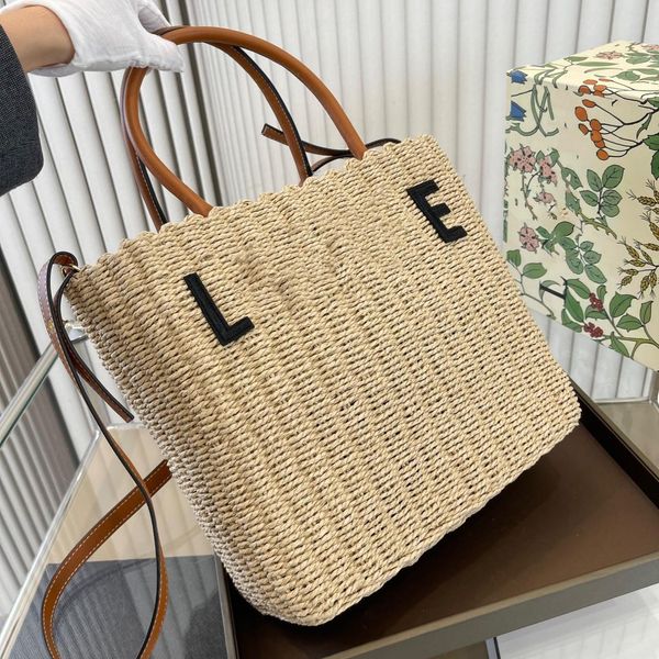 designer beach bag summer tote bag lafite woven beach underarm wandering bags straw haband casual resort style
designer beach bag summer tote bag lafite woven beach underarm wandering bags straw haband casual resort style