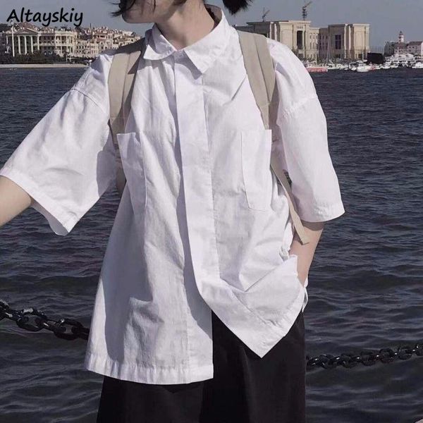 shirts shirts womens summer white short sleeve basic daily korean style ulzzang solid loose popular bf japanese clothes
shirts shirts womens summer white short sleeve basic daily korean style ulzzang solid loose popular bf japanese clothes