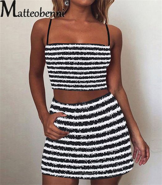two piece dress setelan cetakan bergaris wanita atasan kasual tanpa lengan musim panas tren streetwear rok harian kombinasi dua potong 23051, White
two piece dress setelan cetakan bergaris wanita atasan kasual tanpa lengan musim panas tren streetwear rok harian kombinasi dua potong 23051, White