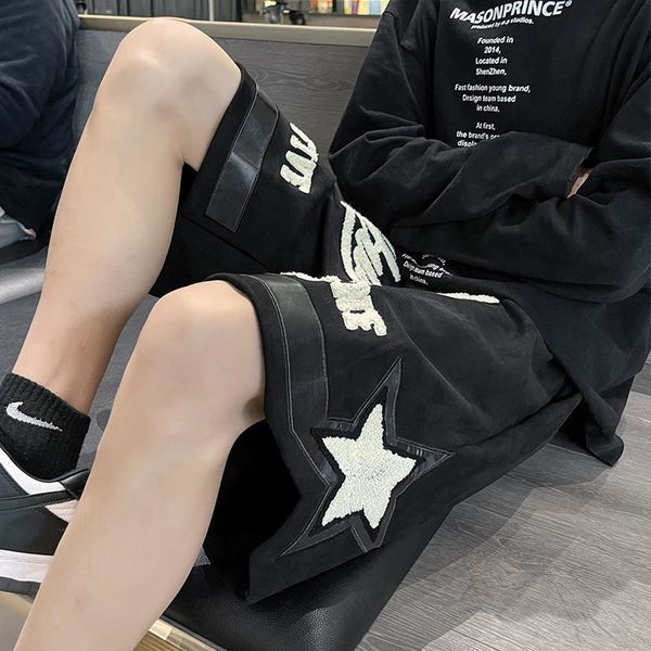 men s shorts gmiixder summer embroidered trend hip hop high street american retro personality preppy japanese vintage half pants 230511, White;black
men s shorts gmiixder summer embroidered trend hip hop high street american retro personality preppy japanese vintage half pants 230511, White;black