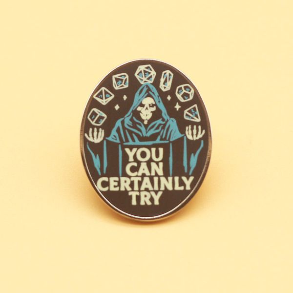 dragon and dungeon game master badge cute anime movies games hard enamel pins collect metal cartoon brooch backpack hat bag collar lapel bad, Blue
dragon and dungeon game master badge cute anime movies games hard enamel pins collect metal cartoon brooch backpack hat bag collar lapel bad, Blue