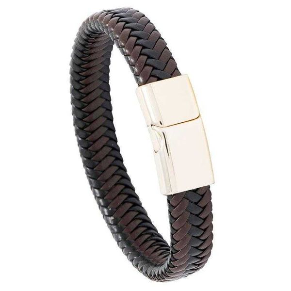 simple and versatile woven leather bracelet alloy magnetic buckle vintage male female bracelets, Golden;silver
simple and versatile woven leather bracelet alloy magnetic buckle vintage male female bracelets, Golden;silver