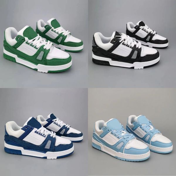 luxury trainer sneakers fashion brand men designer shoes women genuine leather sneaker stylish board shoes blue and white black and white pa
luxury trainer sneakers fashion brand men designer shoes women genuine leather sneaker stylish board shoes blue and white black and white pa
