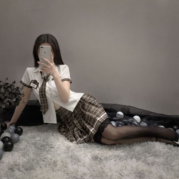 erotic underwear student clothes cos uniform temptation jk short skirt dead storage water passion suit female, Black;white
erotic underwear student clothes cos uniform temptation jk short skirt dead storage water passion suit female, Black;white