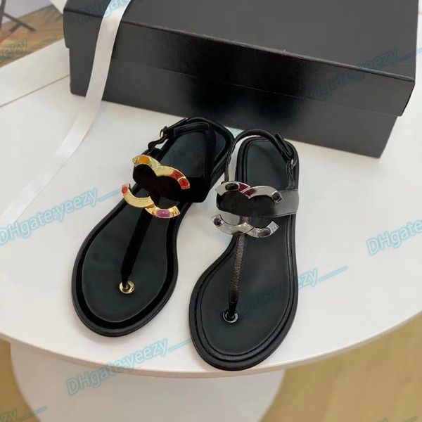luxury slide designer woman sandal lambskin thong leather strass metal imitation men shoe pearls summer slipper lady low heel thong sandale, Black
luxury slide designer woman sandal lambskin thong leather strass metal imitation men shoe pearls summer slipper lady low heel thong sandale, Black