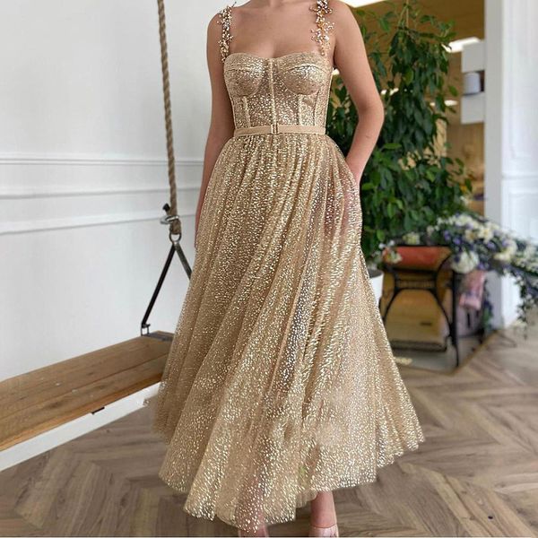 party dresses princess glitter evening for women spaghetti strap backless beading prom tea length sweethaert gown 230510, White;black
party dresses princess glitter evening for women spaghetti strap backless beading prom tea length sweethaert gown 230510, White;black