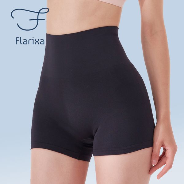 women's leggings flarixa women's seamless shorts high waist flat belly panties elasticity body shaper safety shorts under the skir, Black
women's leggings flarixa women's seamless shorts high waist flat belly panties elasticity body shaper safety shorts under the skir, Black