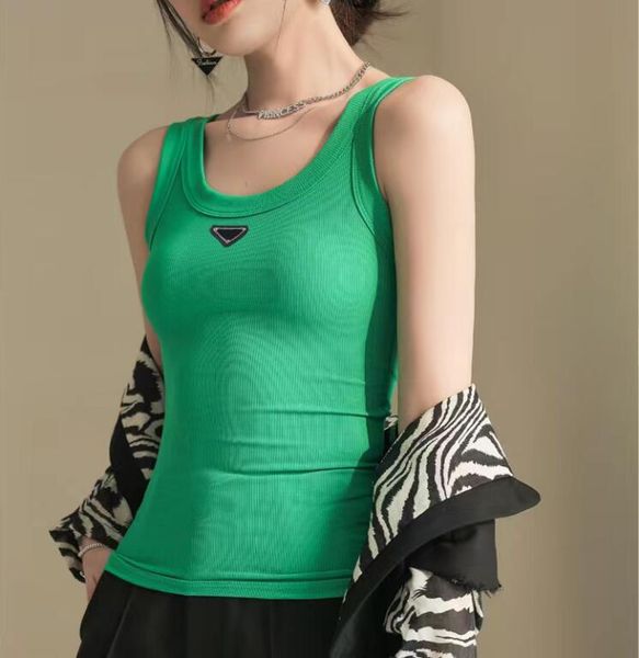 2023 new summer designer fashion womens tanks sling vest pure cotton high stretch slim t shirt sports running yoga luxury multiple colors, White
2023 new summer designer fashion womens tanks sling vest pure cotton high stretch slim t shirt sports running yoga luxury multiple colors, White
