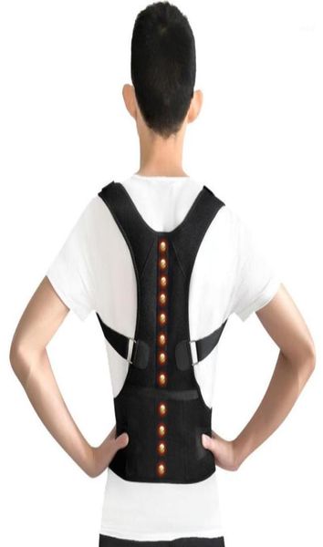 back support magnetic therapy posture corrector ortics supporter shoulder belt men and women11733121, Black;blue
back support magnetic therapy posture corrector ortics supporter shoulder belt men and women11733121, Black;blue