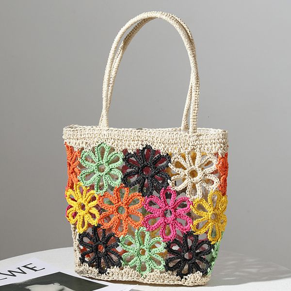 evening bags summer women straw fashion hollow flowers handwoven womens handheld seaside vacation beach designer 230510
evening bags summer women straw fashion hollow flowers handwoven womens handheld seaside vacation beach designer 230510