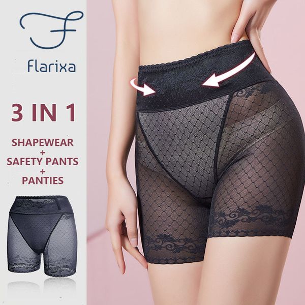 women's leggings flarixa seamless lace women safety panties shorts summer breathable high wasit boxer mesh slimming women's underw, Black
women's leggings flarixa seamless lace women safety panties shorts summer breathable high wasit boxer mesh slimming women's underw, Black
