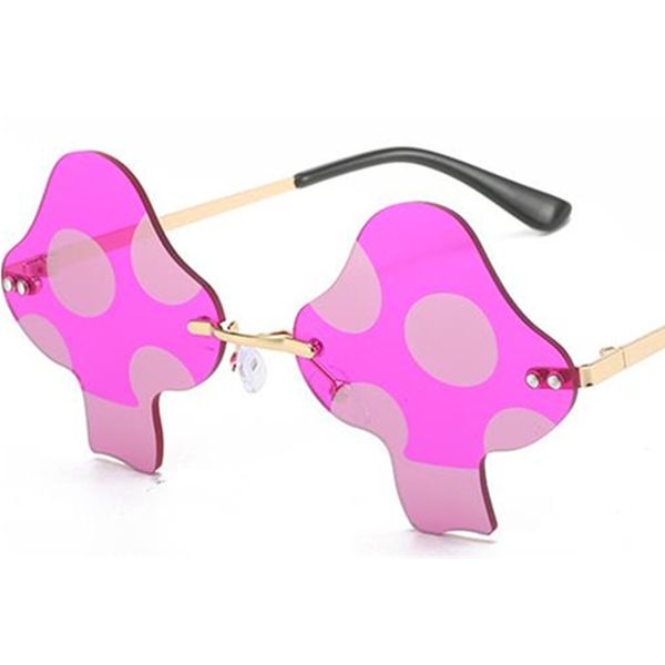 new rimless sunglasses personalized sun glases funny eyewaer masquerade party spectacles mushroom eyeglasses, White;black
new rimless sunglasses personalized sun glases funny eyewaer masquerade party spectacles mushroom eyeglasses, White;black