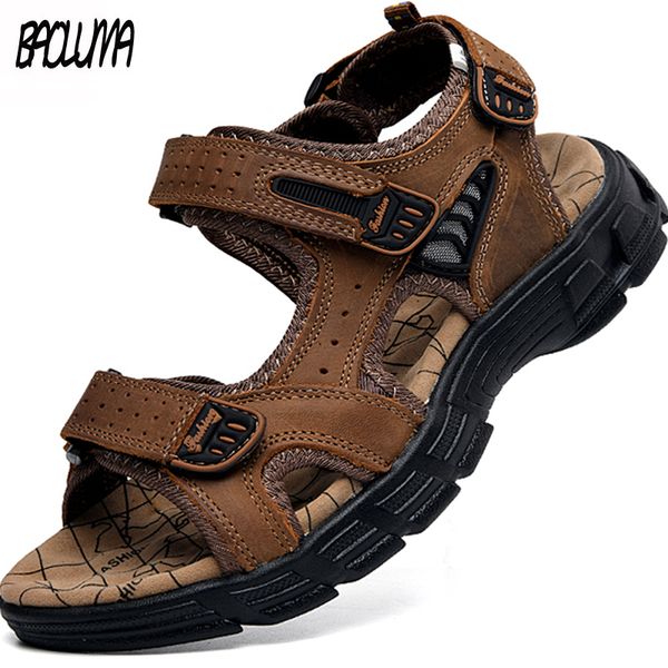 sandals summer men's sandals genuine leather luxury men's beach sandals outdoor fashion men's sandals soft moccasins men', Black
sandals summer men's sandals genuine leather luxury men's beach sandals outdoor fashion men's sandals soft moccasins men', Black