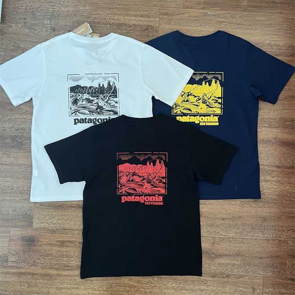 patagonias summer outdoor fishing print leisure crew neck loose versatile cotton short sleeve t-shirt men's fashion, White;black
patagonias summer outdoor fishing print leisure crew neck loose versatile cotton short sleeve t-shirt men's fashion, White;black