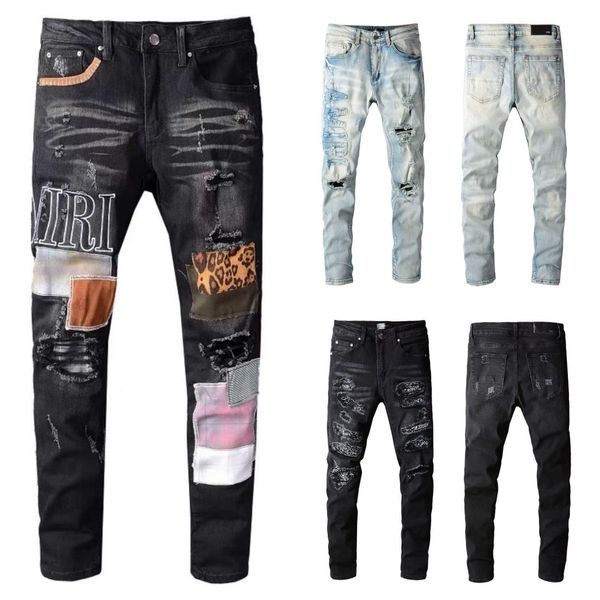 designer mens jeans hip hop pants ripped high street fashion brand pantalones vaqueros para hombre motorcycle embroidery trendy long with ho, Blue
designer mens jeans hip hop pants ripped high street fashion brand pantalones vaqueros para hombre motorcycle embroidery trendy long with ho, Blue