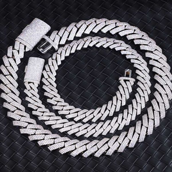 yu ying heavy 3 rows 15mm 20mm width 925 sterling silver ice out moissanite cuban chain rapper hip hop necklace cuban link chain
yu ying heavy 3 rows 15mm 20mm width 925 sterling silver ice out moissanite cuban chain rapper hip hop necklace cuban link chain