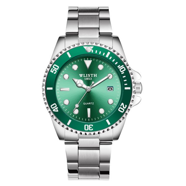 wristwatches watches men's calendar green black water ghost waterproof men's watches steel quartz watches foreign trade watches wh, Slivery;brown
wristwatches watches men's calendar green black water ghost waterproof men's watches steel quartz watches foreign trade watches wh, Slivery;brown