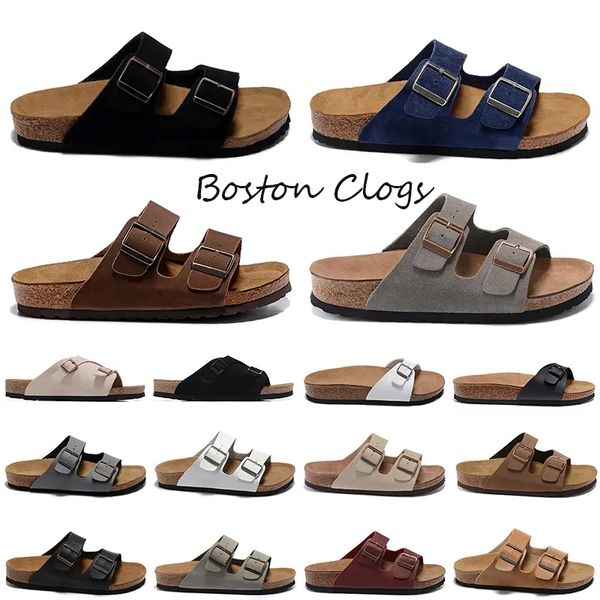 designer slippers boston clogs suede sandals men shoes women sandal cork platform slipper flat leather mules fashion summer beach slide casu, Black
designer slippers boston clogs suede sandals men shoes women sandal cork platform slipper flat leather mules fashion summer beach slide casu, Black