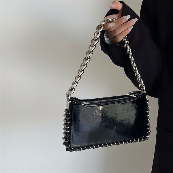 evening bags women's chain underarm shoulder bag glossy patent leather girls small square messenger bags fashion allmatch purse handbag
evening bags women's chain underarm shoulder bag glossy patent leather girls small square messenger bags fashion allmatch purse handbag