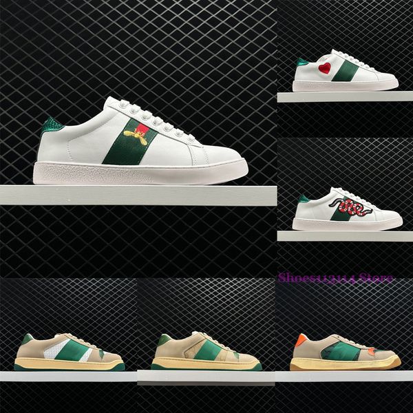 designer distressed screener sneaker for women men snake embroidered low-fashion ladies luxury casual flat tennis shoes white, Black
designer distressed screener sneaker for women men snake embroidered low-fashion ladies luxury casual flat tennis shoes white, Black