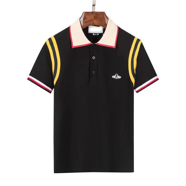 mens polos shirt summer stripe t-shirts designer polo shirt men luxury polos casual mens t shirt letter print fashion high street man tee co, White;black
mens polos shirt summer stripe t-shirts designer polo shirt men luxury polos casual mens t shirt letter print fashion high street man tee co, White;black