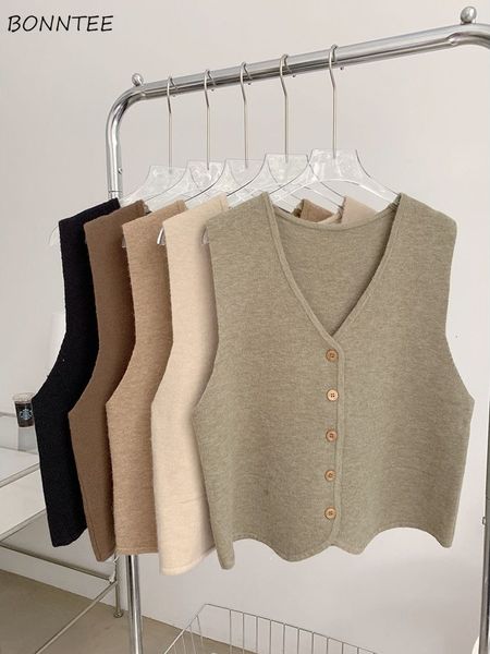 women's vests knitted sweater vests women solid casual vintage knitwear korean elegant sleeveless arrival chic autumn winter warm fashi, Black;white
women's vests knitted sweater vests women solid casual vintage knitwear korean elegant sleeveless arrival chic autumn winter warm fashi, Black;white
