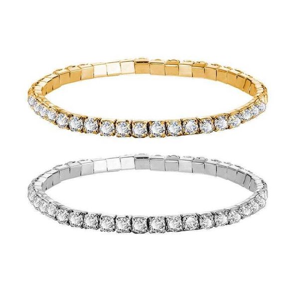 temperament and fully jewelled single row bracelet creative simple dignified rhinestone stretch womens wholesale, Golden;silver
temperament and fully jewelled single row bracelet creative simple dignified rhinestone stretch womens wholesale, Golden;silver