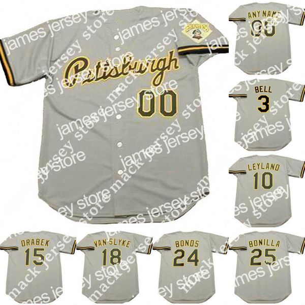 baseball jerseys custom 3 jay bell 10 jim leyland 15 doug drabek 18 andy van slyke 24 barry bonds 25 bobby bonilla pittsburgh 1992 baseball, Blue;black
baseball jerseys custom 3 jay bell 10 jim leyland 15 doug drabek 18 andy van slyke 24 barry bonds 25 bobby bonilla pittsburgh 1992 baseball, Blue;black
