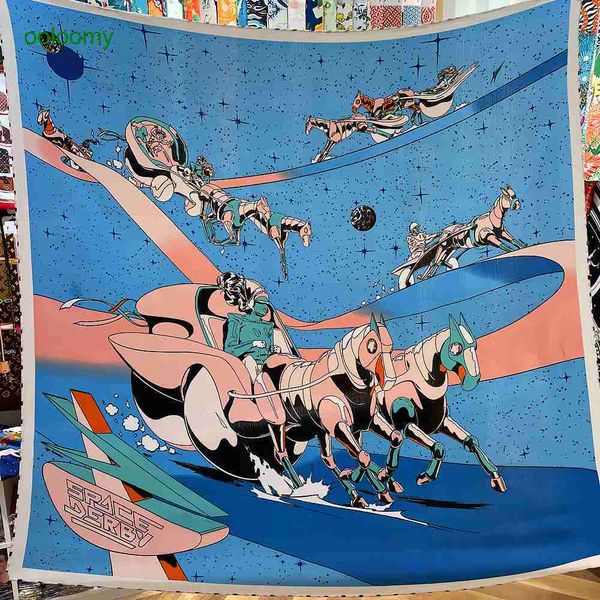 hemres designer scarves winter new style space horse race 130 cashmere silk shawl women's wool spring and autumn versatile square scarf, Blue;gray
hemres designer scarves winter new style space horse race 130 cashmere silk shawl women's wool spring and autumn versatile square scarf, Blue;gray