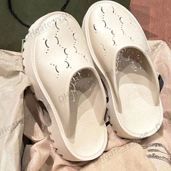 luxury sandal famous designer woman men's slipper slip-on flat perforated rubber thick platform soft colorful pool foam lug sole slide, Black
luxury sandal famous designer woman men's slipper slip-on flat perforated rubber thick platform soft colorful pool foam lug sole slide, Black