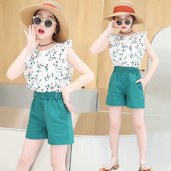 clothing sets kids clothes for girls sets summer baby costume floral shirts+shorts 2pcs sport suit sleeveless toddler children clothing outf, White
clothing sets kids clothes for girls sets summer baby costume floral shirts+shorts 2pcs sport suit sleeveless toddler children clothing outf, White