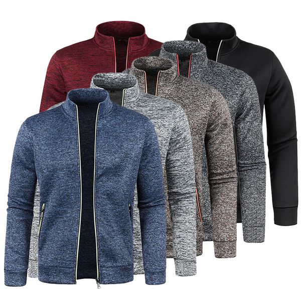 men's jackets autumn winter coat stand collar zipper man slim fleece thick cardigan warm knit sweater men clothing 230511, Black;brown
men's jackets autumn winter coat stand collar zipper man slim fleece thick cardigan warm knit sweater men clothing 230511, Black;brown